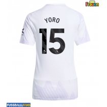 Manchester United Leny Yoro #15 Auswärtstrikot Frauen 2025-26 Kurzarm